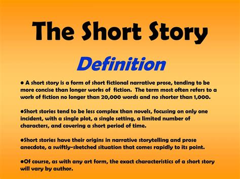 short story definition.